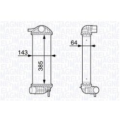 Chladič plniaceho vzduchu MAGNETI MARELLI 351319202940