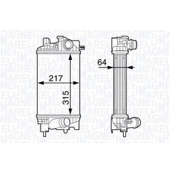 Chladič plniaceho vzduchu MAGNETI MARELLI 351319203010