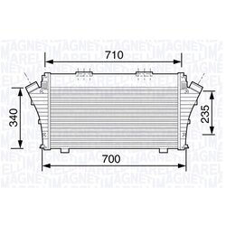 Chladič plniaceho vzduchu MAGNETI MARELLI 351319203460