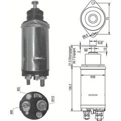 Elektromagnetický spínač pre štartér MAGNETI MARELLI 940113050301