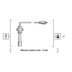 Sada zapaľovacích káblov MAGNETI MARELLI 941318111191 - obr. 1