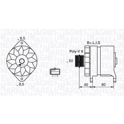 Alternátor MAGNETI MARELLI 063532633010