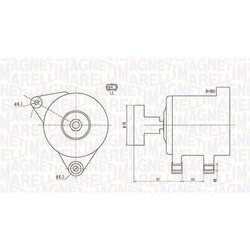 Alternátor MAGNETI MARELLI 063731649010