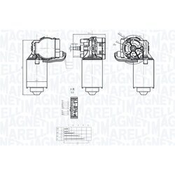 Motor stieračov MAGNETI MARELLI 064373400010