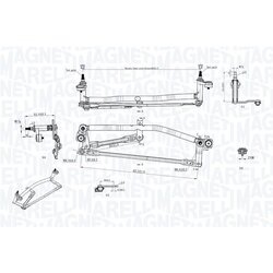 Mechanizmus stieračov MAGNETI MARELLI 085570753010 - obr. 2