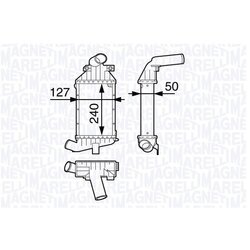 Chladič plniaceho vzduchu MAGNETI MARELLI 351319202490