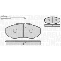 Sada brzdových platničiek kotúčovej brzdy MAGNETI MARELLI 363916060186