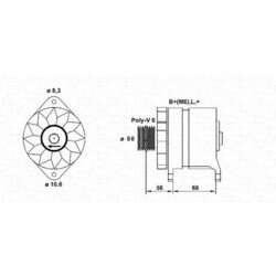 Alternátor MAGNETI MARELLI 943356949010