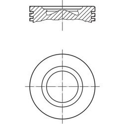 Piest MAHLE 007 PI 00102 001 - obr. 1