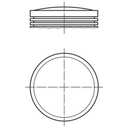 Piest MAHLE 012 25 03