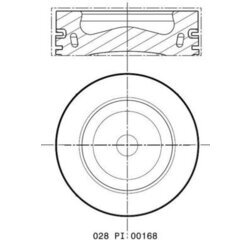 Piest MAHLE 028 PI 00168 000 - obr. 1