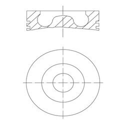 Piest MAHLE 033 PI 00100 000 - obr. 1