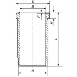 Vložka valcov MAHLE 037 WN 51 00 - obr. 1