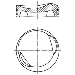 Piest MAHLE 081 16 01 - obr. 1