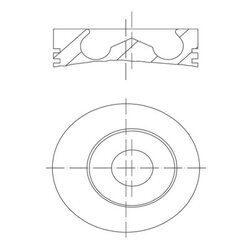 Piest MAHLE 101 93 00 - obr. 1