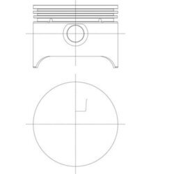 Piest MAHLE 227 PI 00143 000 - obr. 1