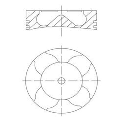 Piest MAHLE 229 12 00 - obr. 1