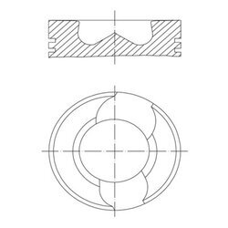 Piest MAHLE 229 17 20 - obr. 1