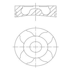 Piest MAHLE 229 37 00 - obr. 1