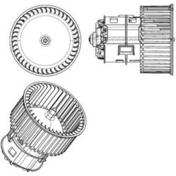 Vnútorný ventilátor MAHLE AB 182 000P - obr. 1