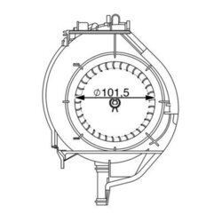 Vnútorný ventilátor MAHLE AB 266 000S - obr. 1