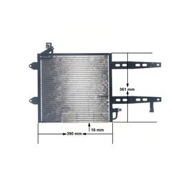 Kondenzátor klimatizácie MAHLE AC 216 000S - obr. 11