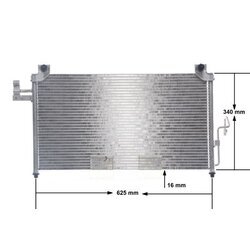 Kondenzátor klimatizácie MAHLE AC 327 000S - obr. 10