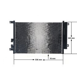 Kondenzátor klimatizácie MAHLE AC 809 000S - obr. 12