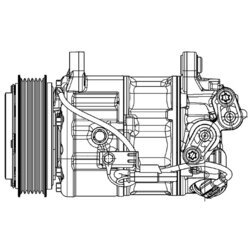 Kompresor klimatizácie MAHLE ACP 599 000P - obr. 5