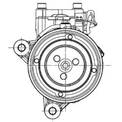 Kompresor klimatizácie MAHLE ACP 599 000P - obr. 7