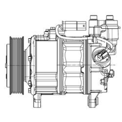 Kompresor klimatizácie MAHLE ACP 600 000P - obr. 3