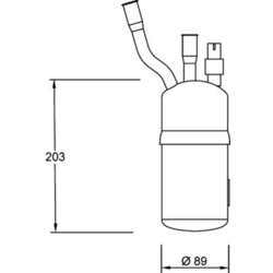 vysúšač klimatizácie MAHLE AD 40 000P - obr. 3