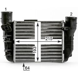 Chladič plniaceho vzduchu MAHLE CI 431 000P - obr. 10