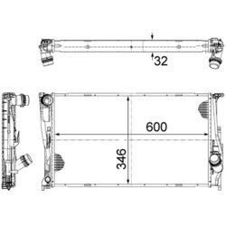 Chladič motora MAHLE CR 1083 000S - obr. 18