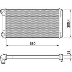 Chladič motora MAHLE CR 1109 000P