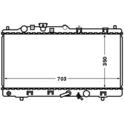 Chladič motora MAHLE CR 1474 000S