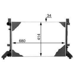 Chladič motora MAHLE CR 1715 000P - obr. 15