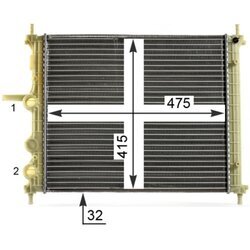 Chladič motora MAHLE CR 1998 000P - obr. 7