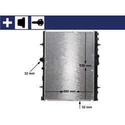 Chladič motora MAHLE CR 32 000S