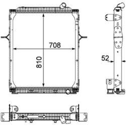 Chladič motora MAHLE CR 893 000P - obr. 1