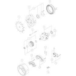 Alternátor MAHLE MG 536 - obr. 3