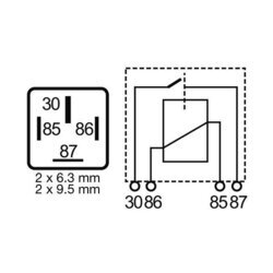 Relé pracovného prúdu MAHLE MR 35 - obr. 1