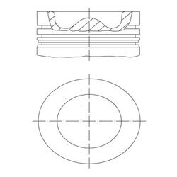 Piest MAHLE 001 PI 00195 000 - obr. 1