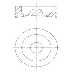 Piest MAHLE 005 28 00 - obr. 1