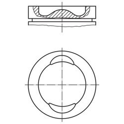 Piest MAHLE 029 74 01 - obr. 1