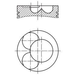 Piest MAHLE 037 76 10 - obr. 1