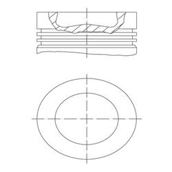 Piest MAHLE 037 PI 00116 000 - obr. 1