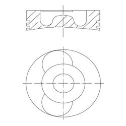 Piest MAHLE 040 22 00 - obr. 1