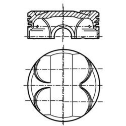 Piest MAHLE 081 PI 00101 000 - obr. 1