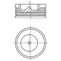 Piest MAHLE 101 99 00 - obr. 1